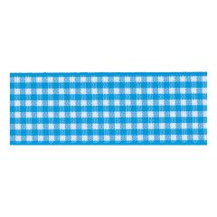 **-Berisfords 5mm Peacock Gingham Ribbon (20m spool)-** ##-Berisfords Ribbon R73915-4-##
