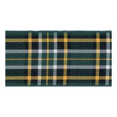 **-Berisfords 10mm Irish National Woven Tartan Ribbon (25m spool)-** ##-Berisfords Ribbon R762210-17-##