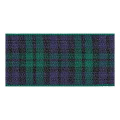 **-Berisfords 10mm Black Watch Woven Tartan Ribbon (25m spool)-** ##-Berisfords Ribbon R762210-9-##