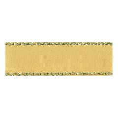 **-Berisfords 15mm Honey Gold Gold Metallic Edge Satin Ribbon (20m spool)-** ##-Berisfords Ribbon R769615-678-##