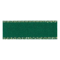 **-Berisfords 15mm Forest Gold Metallic Edge Satin Ribbon (20m spool)-** ##-Berisfords Ribbon R769615-969-##