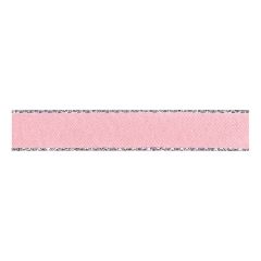 **-Berisfords 15mm Pink Azalea Silver Metallic Edge Satin Ribbon (20m spool)-** ##-Berisfords Ribbon R860315-400-##