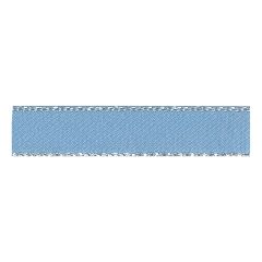 **-Berisfords 7mm Silver Metallic Edge Satin Ribbon (20m spool)-** ##-Berisfords Ribbon R8603-7----##