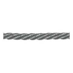 **-Berisfords 5mm Smoked Grey Barley Twist Rope Ribbon (20m spool)-** ##-Berisfords Ribbon R8921-669-##
