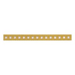 **-Berisfords 7mm Gold Box Stitch Ribbon (20m spool)-** ##-Berisfords Ribbon R97317-678-##