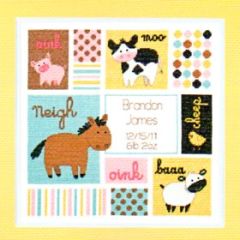 **-Barn Babies Birth Record-** ##-Dimensions D70-73560-##