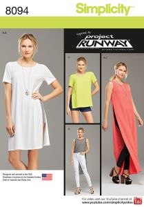 **-Simplicity Sewing Pattern Misses/Petite Tunic-** Shorts & Leggings, 4-12, 8094D5 ##-Simplicity Patterns 8094D5-##