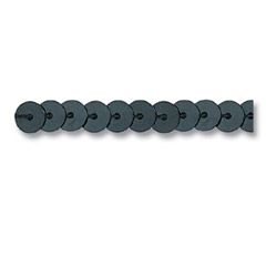 **-Standard Strung Sequins 6mmx66m :: Jet Black-** ##-Trimits SQ13-##