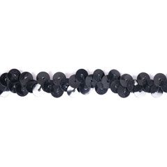 **-Stretch Sequins 1cmx10m :: Jet Black-** ##-Trimits SR44X-##