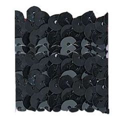 **-Stretch Sequins 4cmx10m :: Jet Black-** ##-Trimits SR74-##