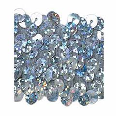 **-Stretch Sequins 4cmx10m :: Hologram Silver-** ##-Trimits SR77-##
