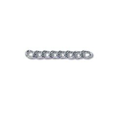 **-Faceted Aluminium Chain 4mm X 10m :: Silver-** ##-Trimits CH22S-##