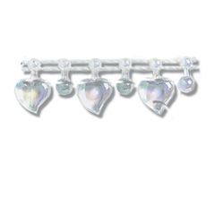 **-Fancy Shape Heart Shaped Pearl Beading 12mm x 10 M Rolls-** ##-Trimits EG452----##