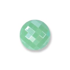 **-Hi Gloss Faceted Shank Button G4310 :: 15mm :: Green-** ##-Trimits G431024-36-##