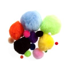 **-Pom Poms Assorted Colours/Sizes-** ##-Trimits PPA-##