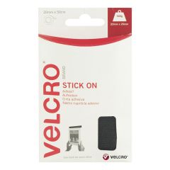 **-Velcro Tape Stick On Black-** ##-Velcro V602---STSTBLK-##