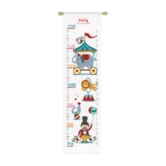 **-Counted Cross Stitch Kit: Height Chart: Circus-** ##-Vervaco PN-0021626-##