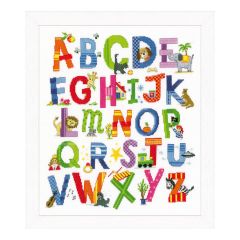 **-Counted Cross Stitch Kit: Animal Alphabet-** ##-Vervaco PN-0146016-##