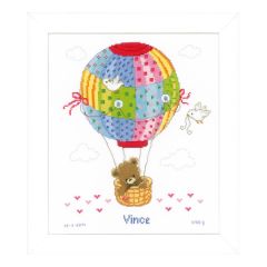 **-Counted Cross Stitch Kit: Hot Air Balloon-** ##-Vervaco PN-0147916-##
