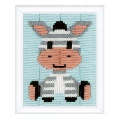 **-Long Stitch Kit: Zebra-** ##-Vervaco PN-0148073-##