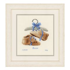 **-Counted Cross Stitch: My First Shoes-** ##-Vervaco PN-0148562-##