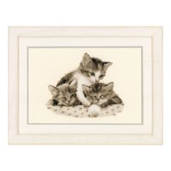 **-Counted Cross Stitch Kit: Three Little Kittens-** ##-Vervaco PN-0148985-##