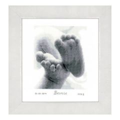 **-Counted Cross Stitch Kit: Baby Feet-** ##-Vervaco PN-0149170-##