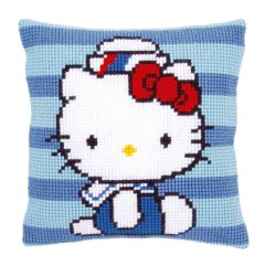 **-Cross Stitch Cushion: Hello Kitty: Marine I-** ##-Vervaco PN-0149831-##