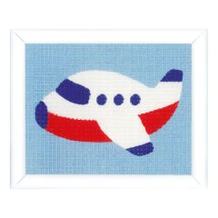 **-Long Stitch Kit: Little Plane-** ##-Vervaco PN-0150013-##