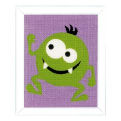 **-Tapestry Kit: Green Little Monster-** ##-Vervaco PN-0150017-##
