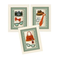**-Counted Cross Stitch Kit: Vintage Accessories-** ##-Vervaco PN-0150399-##