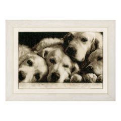 **-Counted Cross Stitch Kit: Labradors-** ##-Vervaco PN-0154541-##