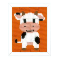**-Long Stitch Kit: Cow-** ##-Vervaco PN-0155251-##