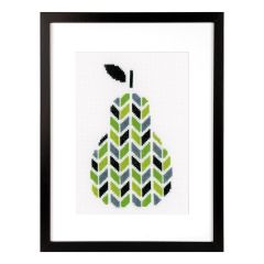 **-Counted Cross Stitch Kit: Pear-** ##-Vervaco PN-0156110-##