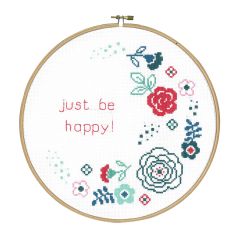**-Counted Cross Stitch Kit: Modern Flowers-** ##-Vervaco PN-0156333-##