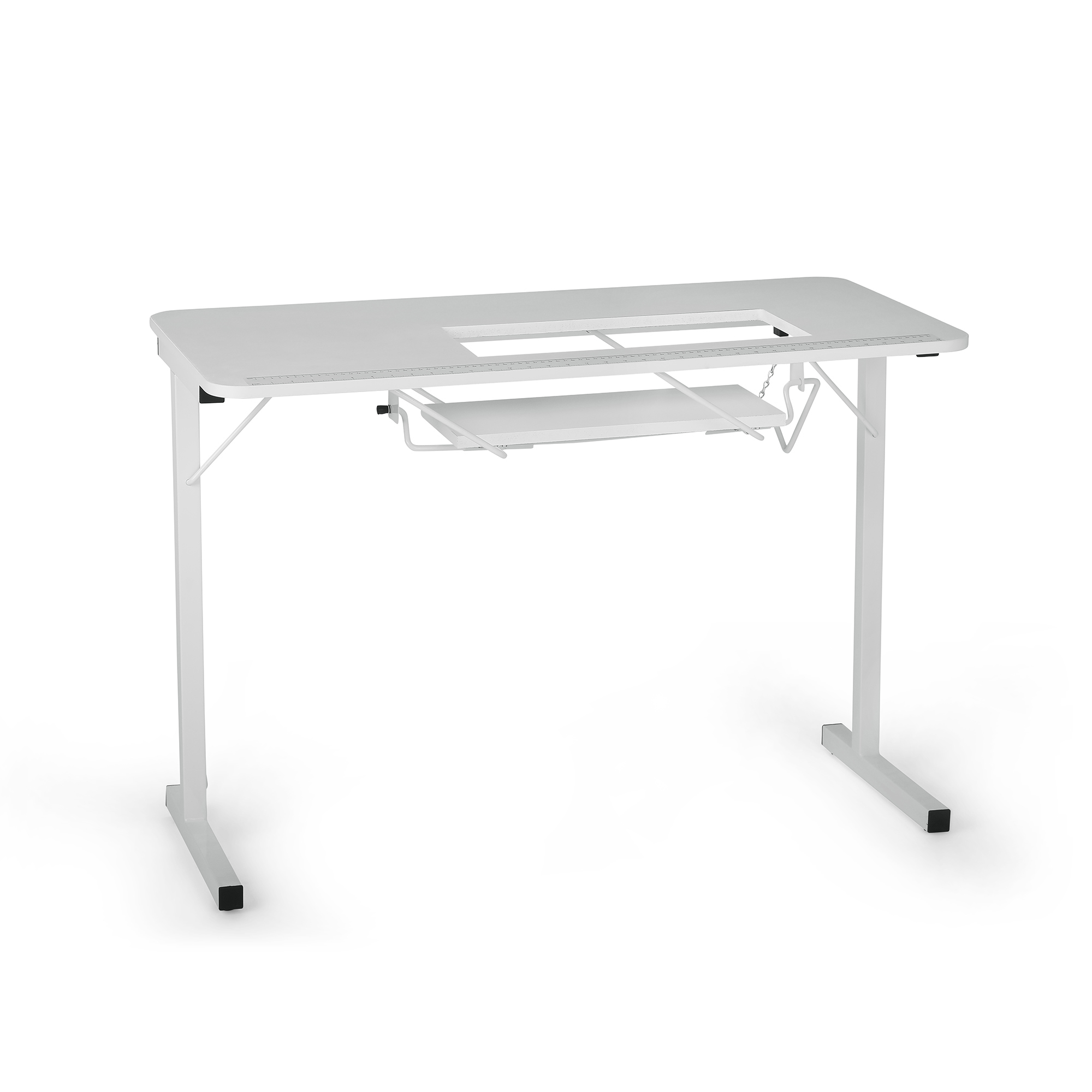 Image of: Fully Assembled Craft and Hobby Table White 71.5 x 101.5 x 50.5cm | Arrow 98601