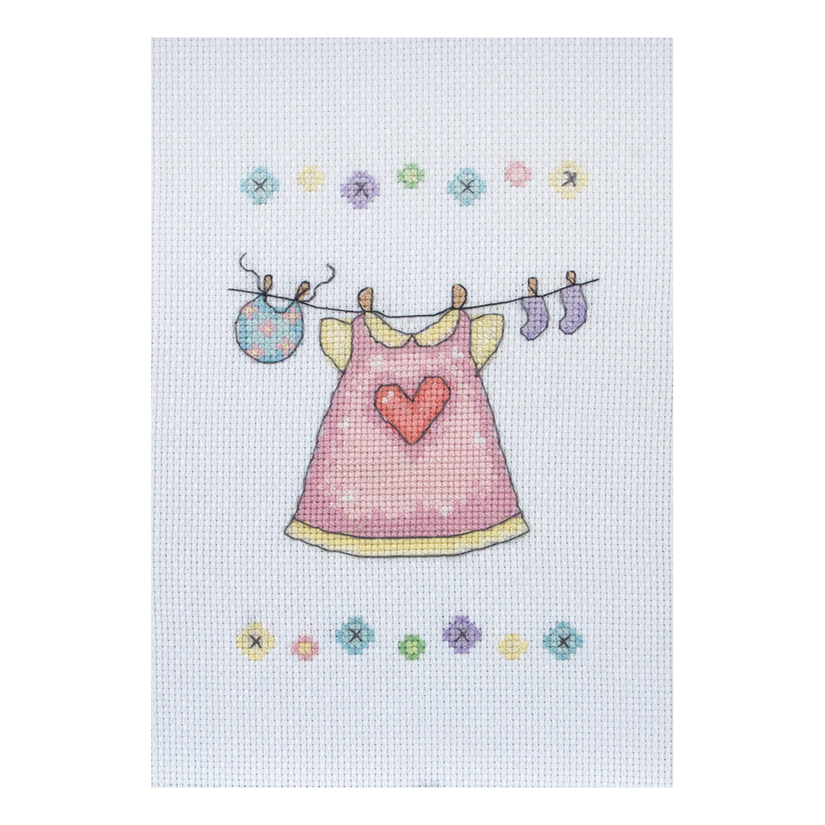 Anchor Cross Sch Kit Baby Birth Gift Card Keepsake Image Is Loading Anchor Cross Sch Kit Baby Birth Gift