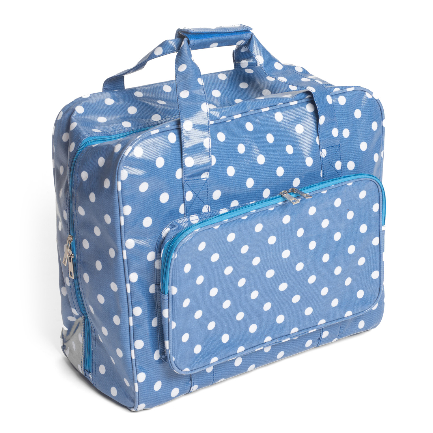 HOBBY GIFT MR4660/188 Denim Spot PVC Sewing Machine Bag 20x43x37cm