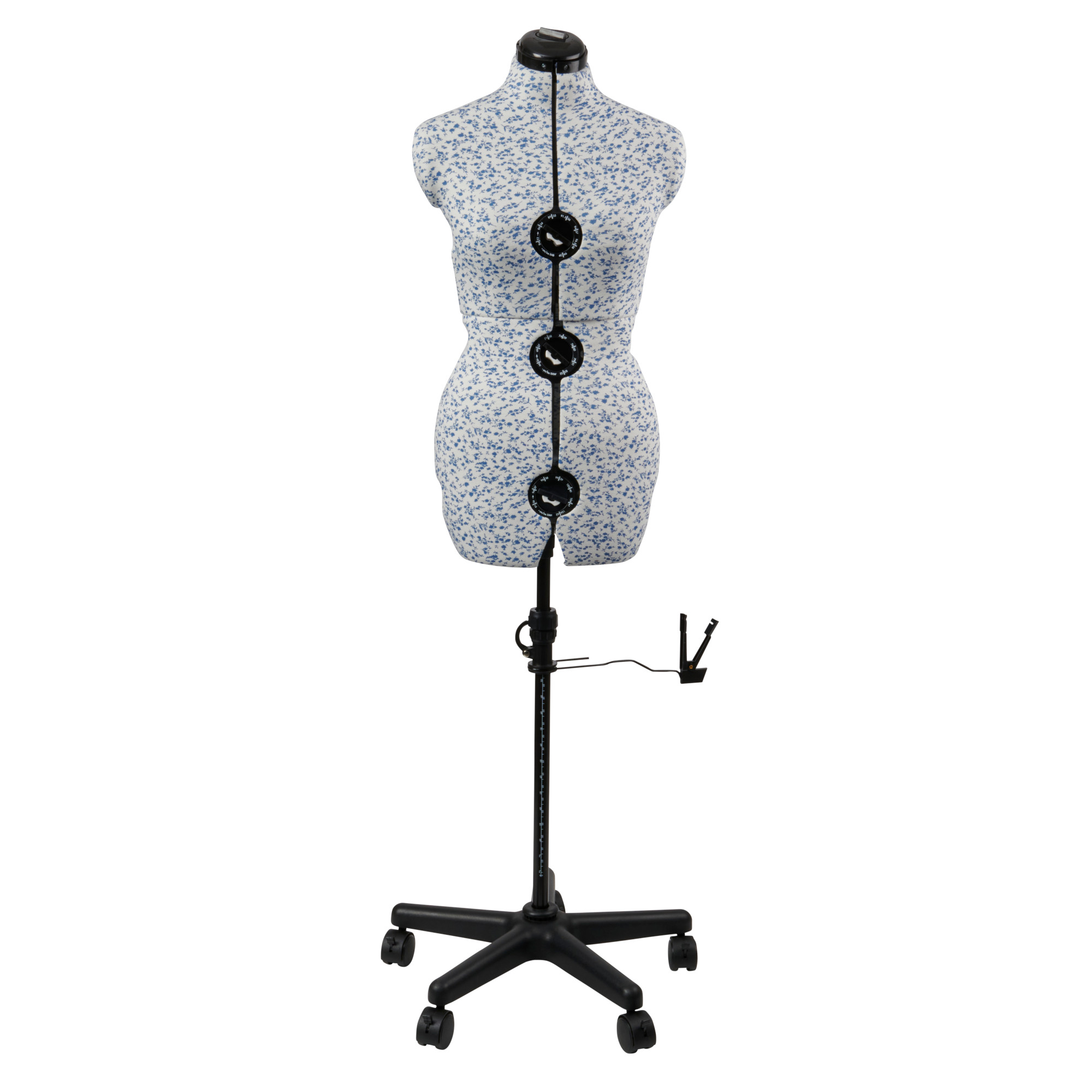 Image of: Sewing Online Adjustable Dressmakers Dummy Ditsy Blue, Hem Marker, Sizes 10-16