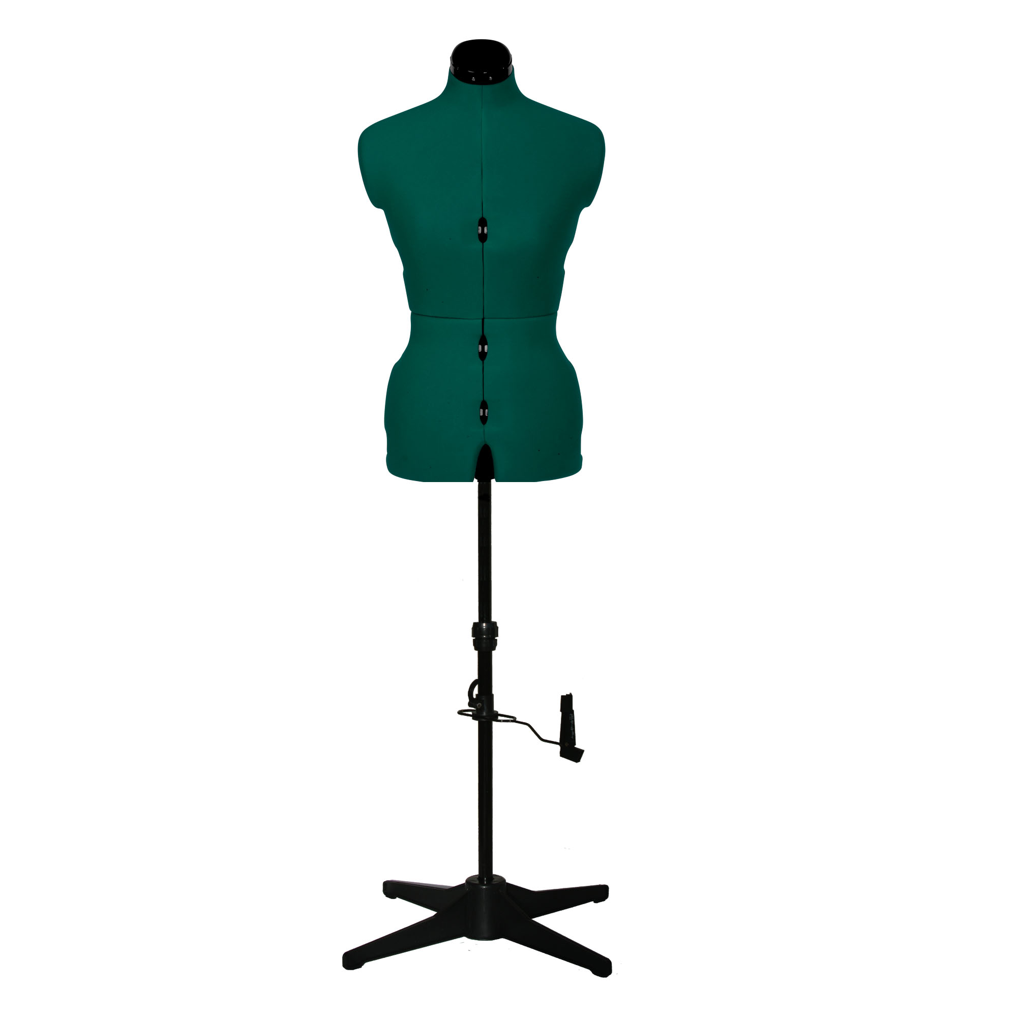 Image of: Adjustable Dressmakers Dummy, 8 Part, Plain Opal Green, Size Small - UK 8-16