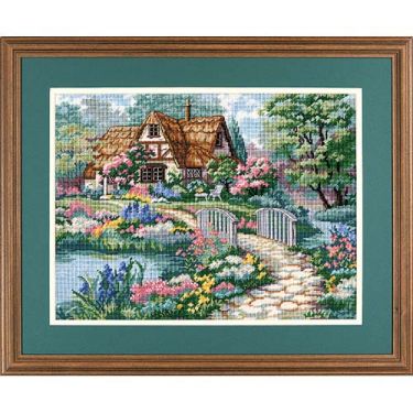 <strong>Cottage Retreat Needlepoint/Tapestry Kit</strong> <em>Dimensions D02461</em>