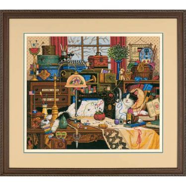 <strong>Maggie The Messmaker Cross Stitch Kit</strong> <em>Dimensions D03884</em>