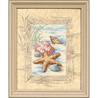 <strong>Shells In The Sand Counted Cross Stitch Kit</strong> <em>Dimensions D06956</em>