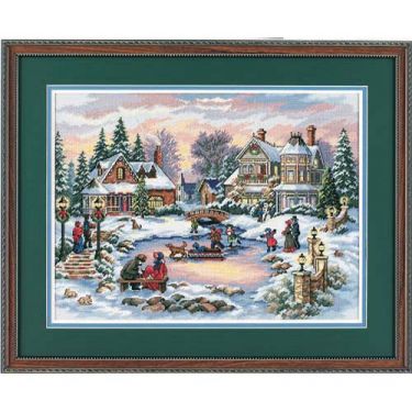 <strong>A Treasured Time Christmas Cross Stitch Kit</strong> <em>Dimensions D08569</em>