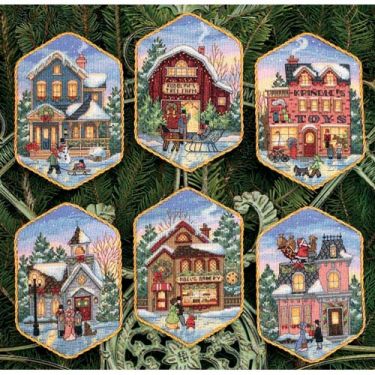 <strong>Christmas Village Christmas Cross Stitch Kit</strong> <em>Dimensions D08785</em>