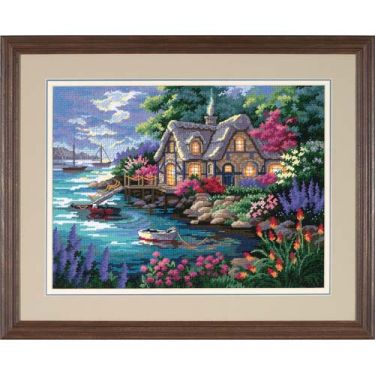 <strong>Cottage Cove Needlepoint/Tapestry Kit</strong> <em>Dimensions D12155</em>