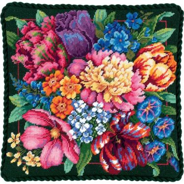 <strong>Floral Splendor Needlepoint/Tapestry Kit</strong> <em>Dimensions D72-120011</em>