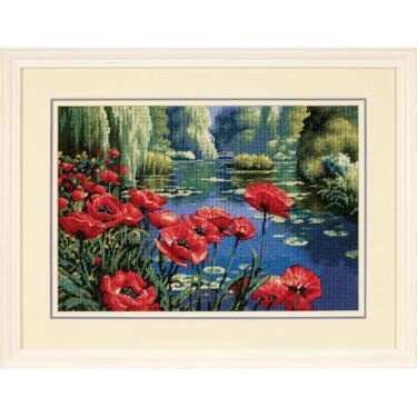 <strong>Lakeside Poppies Needlepoint/Tapestry Kit</strong> <em>Dimensions D20066</em>