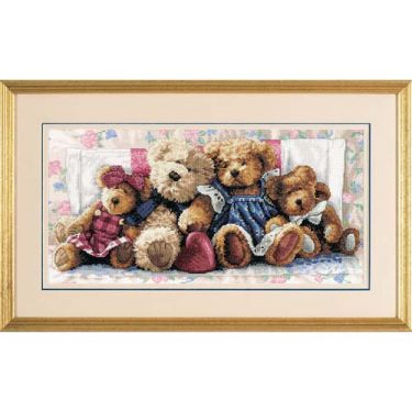 <strong>Row Of Love Cross Stitch Kit</strong> <em>Dimensions D35039</em>