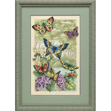 <strong>Butterfly Forest Cross Stitch Kit</strong> <em>Dimensions D35223</em>